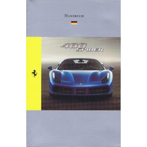 2015 Ferrari 488 Spider quick consultation guide 5172/15 (Handbuch)