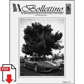 Ferrari Club of America - Desert region PDF