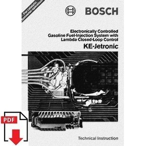 Bosch technical instruction KE-jetronic 1987 PDF (uk)