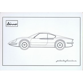 Brochure 1967 Ferrari Dino 206 GT