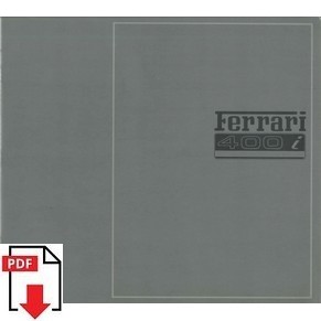 Brochure 1983 Ferrari 400i 295/83 (13M/12/83) PDF (it/fr/uk/de)