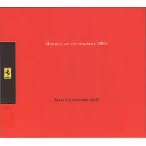 Brochure 2008 Ferrari Mondial de l'Automobile Paris (press kit)