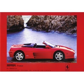 Brochure Ferrari France 1995 Charles Pozzi accessories