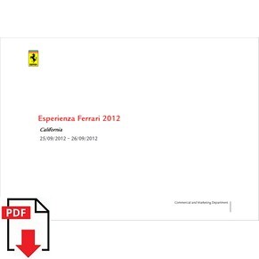 Esperienza Ferrari 2012 California PDF (uk)