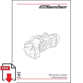 2000 Ferrari 360 Modena Revisione cambio e differenziale PDF (it)