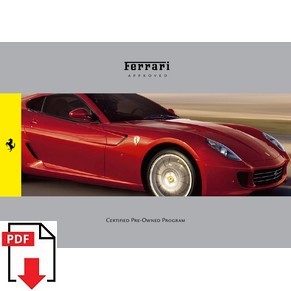 Brochure Ferrari approved 2008 North America PDF (us)