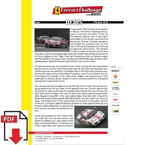 Ferrari 430 Challenge 2010 news Imola PDF (uk)