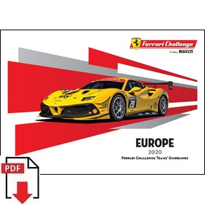 Ferrari 488 Challenge 2020 Europe Team's guidelines PDF (uk)