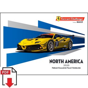 Ferrari 488 Challenge 2020 North America Team's guidelines PDF (us)