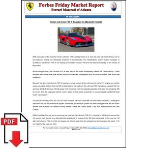 Forbes friday market report 2015/04/24 - Ferrari Maserati of Atlanta PDF (us)