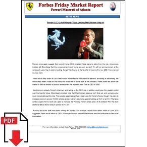 Forbes friday market report 2016/04/15 - Ferrari Maserati of Atlanta PDF (us)