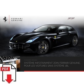 Ferrari genuine FF système infotainment 2Din pour les voitures sans système JBL PDF (fr)