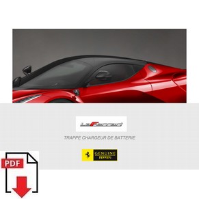 Ferrari genuine LaFerrari trappe chargeur de batterie PDF (fr)