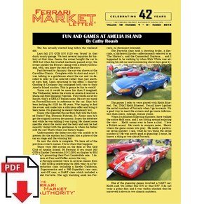 Ferrari market letter 2018 volume 43 number 07 - Fun And Games At Amelia Island PDF (us)