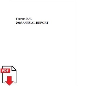 Ferrari N.V. annual report 2015 PDF (uk)