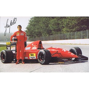 Carte postale officielle Ferrari 1992 Ivan Capelli / F92A 719/92