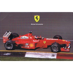 Ferrari official postcard 1999 Michael Schumacher / F399 1480/99