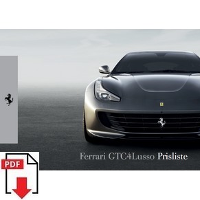 Ferrari 2018 prisliste GTC4 Lusso PDF (dk)