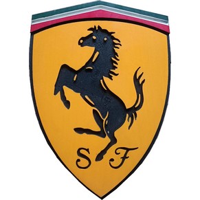 Scudetto Ferrari sign
