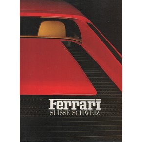 Brochure Ferrari Suisse Schweiz 1987