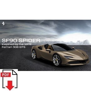 Ferrari Tailor made SF90 Spider inspired by 1978 Ferrari 308 GTS PDF (uk)