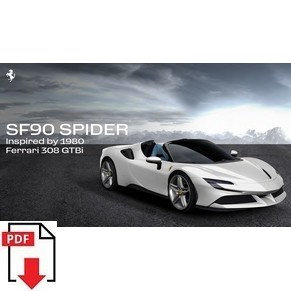 Ferrari Tailor made SF90 Spider inspired by 1980 Ferrari 308 GTBi PDF (uk)
