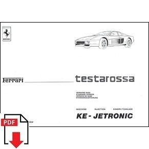1987 Ferrari Testarossa injection Bosch KE-Jetronic 469/87 PDF (it/fr/uk/de)