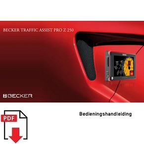 Ferrari Traffic Assist Pro Z 250 Becker 2008 PDF (nl)