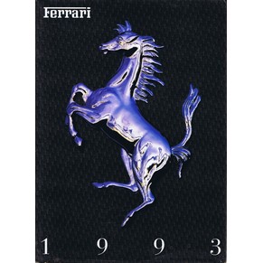 Ferrari 1993 yearbook - annuel - annuario 814/93 (uk) / Puntographico
