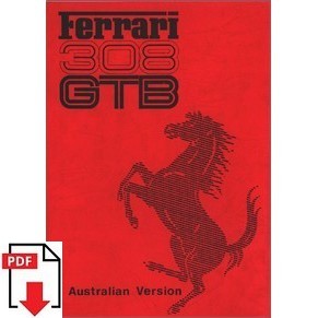 1976 Ferrari 308 GTB owners manual 134/76 PDF (it/au)