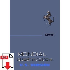 1984 Ferrari Mondial Quattrovalvole owners manual 308/84 PDF (it/us)