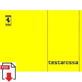 1990 Ferrari Testarossa owners manual 585/90 PDF (it/fr/uk/de)
