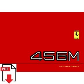 Manuel du conducteur 1998 Ferrari 456M GT + GTA 1313/98 PDF (it/fr/uk/de)