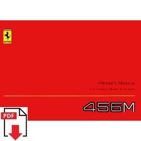 1999 Ferrari 456M GT + GTA owners manual 1498/99 PDF (it/fr/uk/de)