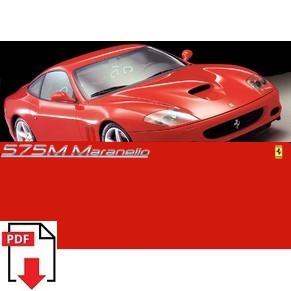 2002 Ferrari 575M Maranello owners manual 1792/02 PDF (it/fr/uk/de)