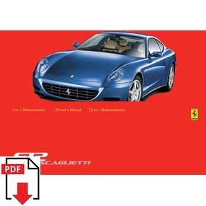 2003 Ferrari 612 Scaglietti owners manual 1994/03 PDF (it/uk/es)