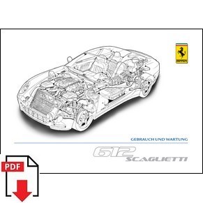 2006 Ferrari 612 Scaglietti owners manual 2390/06 PDF (Gebrauch und Wartung)