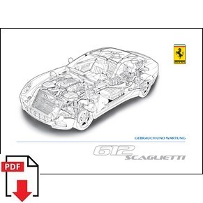 2008 Ferrari 612 Scaglietti owners manual 3265/08 PDF (Gebrauch und Wartung)