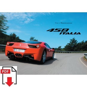 2009 Ferrari 458 Italia owners manual 3585/09 PDF (Uso e Manutenzione)