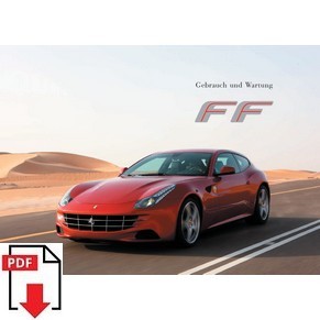 2011 Ferrari FF owners manual 3941/11 PDF (Gebrauch und Wartung)