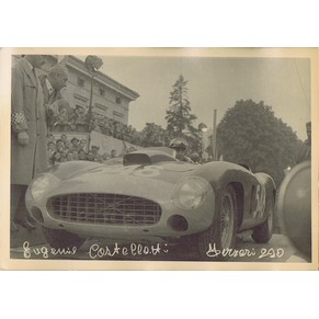 Photo 1956 Ferrari 290 MM n°548 Eugenio Castellotti / Scuderia Ferrari / Mille Miglia (Italy)