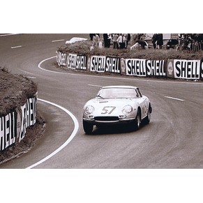 Photo 1966 Ferrari 275 GTB/C n°57 Pierre Noblet + Claude Dubois / Ecurie Francorchamps / Le Mans 24 hours (France)