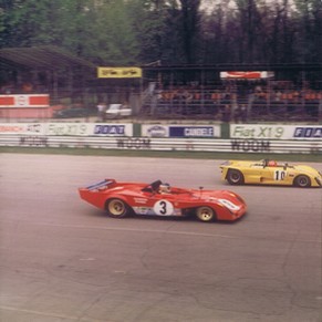 Photo 1973 Ferrari 312 PB n°3 Carlos Reutemann + Tim Schenken / Scuderia Ferrari / Monza 1000 km (Italy)