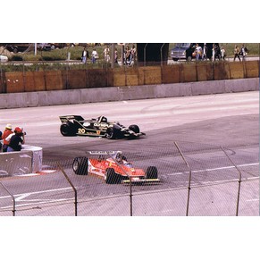 Photo 1979 Ferrari 312 T4 F1 n°12 Gilles Villeneuve / Long Beach (Usa)