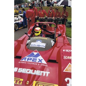 Photo 1995 Ferrari 333 SP n°3 Fermin Velez + Mauro Baldi / Scandia / Road Atlanta 3 hours (Usa)