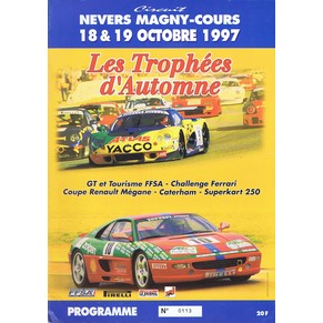 Programme 1997 les trophées d'automne Magny-Cours (France)