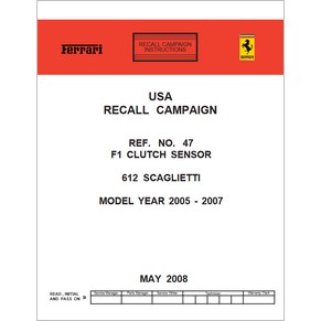 Recall campaigns (Usa)