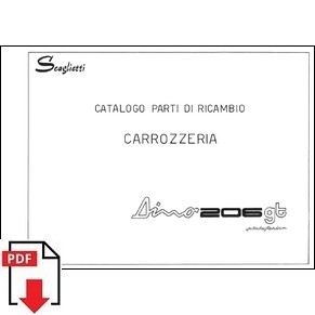 Scaglietti coachwork catalogues PDF
