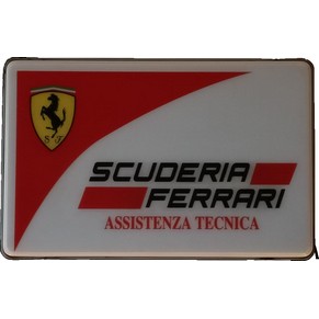 Scuderia Ferrari assistenza tecnica illuminated sign