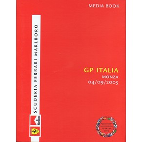 Media book Scuderia Ferrari 2005 Grand Prix Italia Monza 04/09/2005